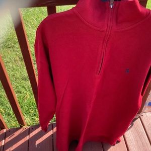 Polo sweater quarter zip sweater